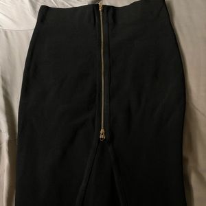 🔥lowest markdown🔥Sexy black zip pencil